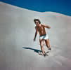 Eric Running the Dunes in Death Valley 