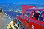 Flat Tire in the Mountains North of Mexico City
