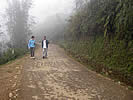Walk to Cat Cat village